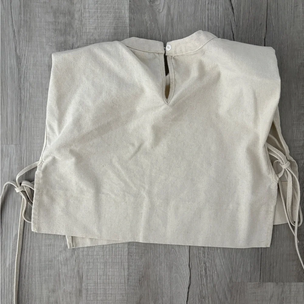 Commense Beige Two-Piece Jumpsuit Set - Picture 6 of 6